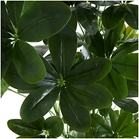 5ft. Potted Green Faux Foliage Artificial Money Tree