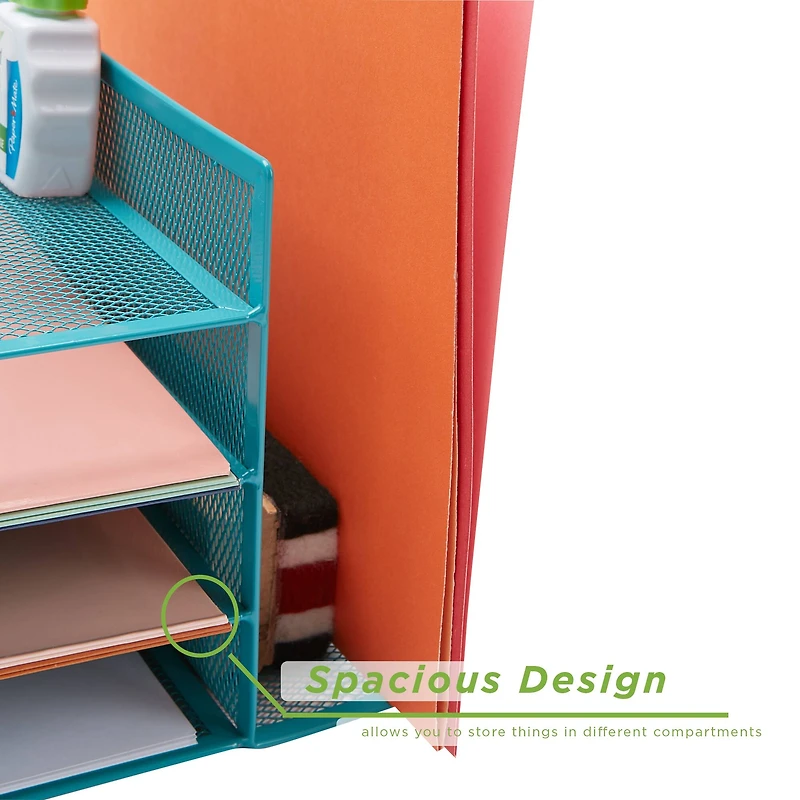 Mind Reader 6-Compartment Desk Organizer