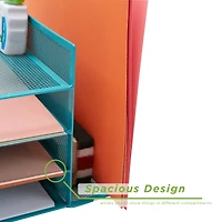 Mind Reader 6-Compartment Desk Organizer