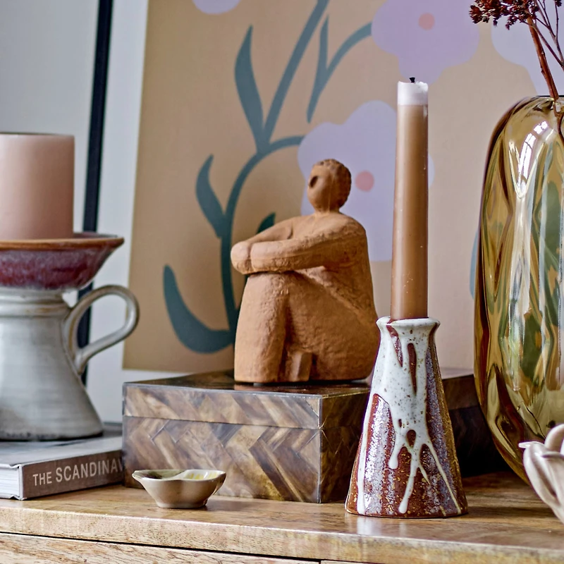 Hello Honey® Terra Cotta Decorative Woman Stoneware Sculpture