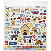 Echo Park™ I Love My Dog Collection Kit, 12" x 12"