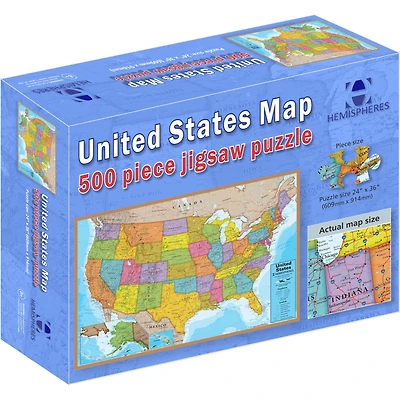 Hemispheres® U.S.A. Puzzle