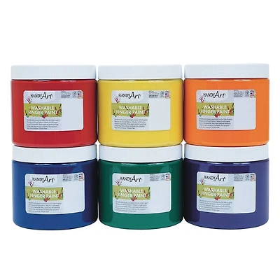 Handy Art® Washable Finger Paint Primary Colors Set