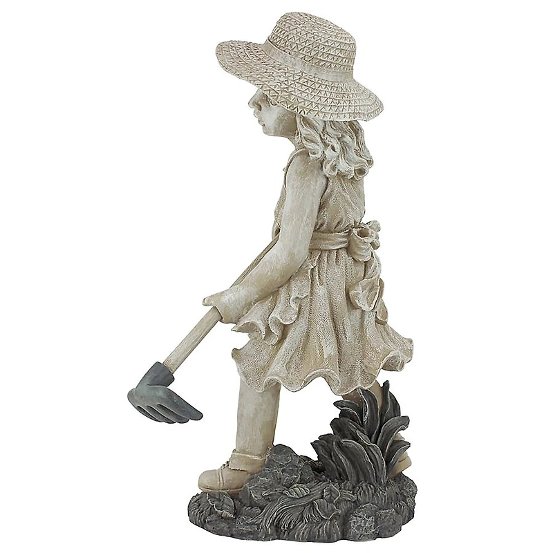 Design Toscano® 20" Rebecca, Young Gardener Sculpture