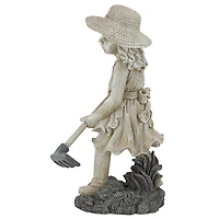 Design Toscano® 20" Rebecca, Young Gardener Sculpture