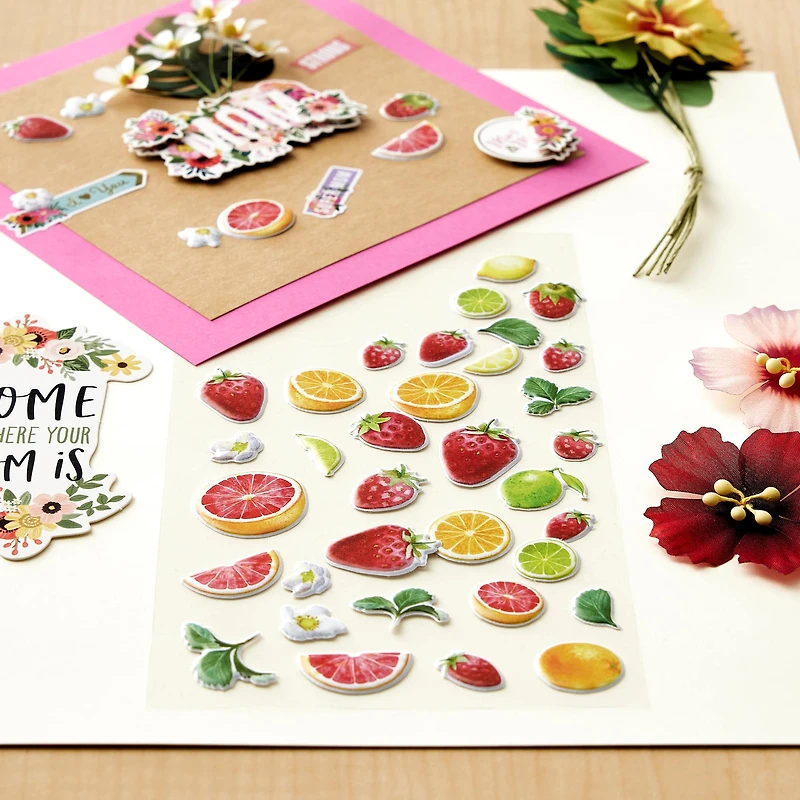 Citrus Fruit Puffy Stickers by Recollections™