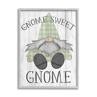 Stupell Industries Gnome Sweet Gnome in Frame Wall Art