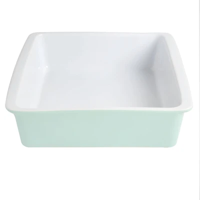 Martha Stewart 8.25" Mint Ceramic Baker