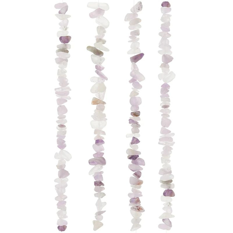 12 Pack: Purple Matte Amethyst Chip Beads by Bead Landing™