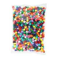 John Bead 9mm Assorted Opaque Plastic Pony Beads, 1,000ct.