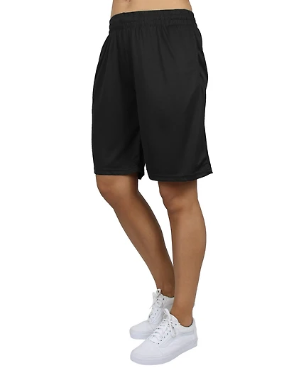 Galaxy by Harvic Moisture-Wicking Performance Women's Mesh Shorts