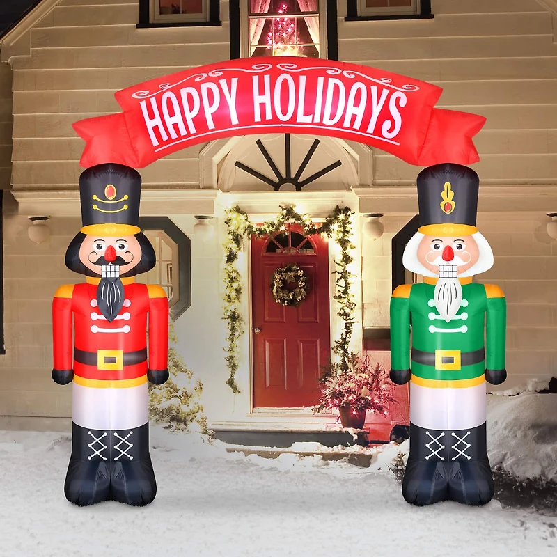 Airflowz™ 8ft. Inflatable Nutcrackers Archway