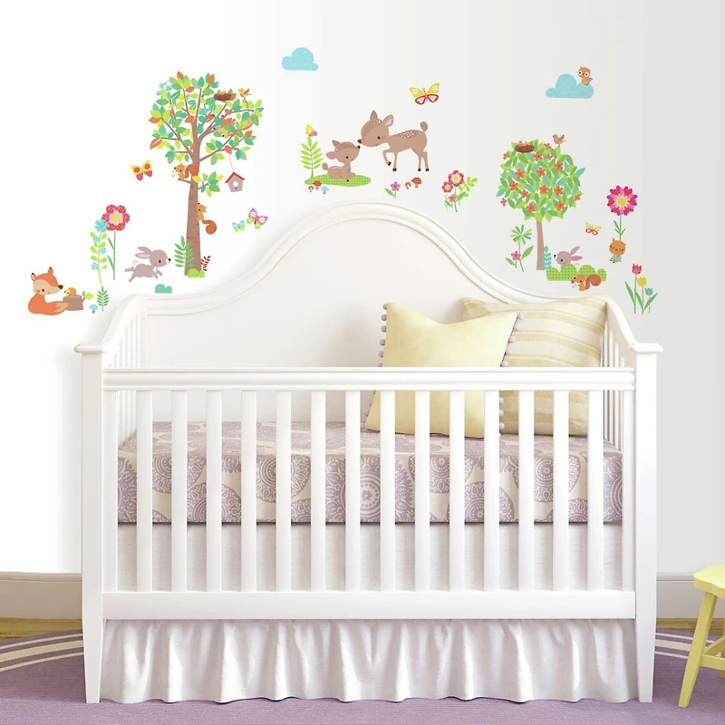 RoomMates Woodland Creatures Peel And Stick Wall Decals
