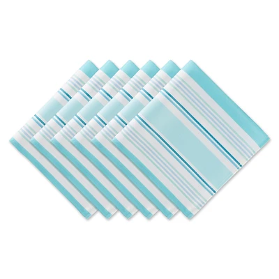 Beach House Stripe Print Outdoor Napkin, 6ct.