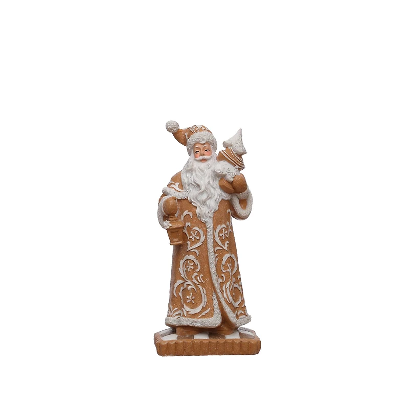12.75" Gingerbread Santa Tabletop Décor by Ashland®
