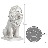 Design Toscano® 28" Lion of Florence Sentinel Statue