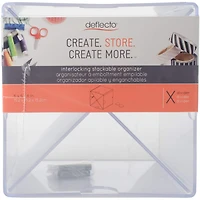 Deflecto® Stackable X-Divided Storage Organizer