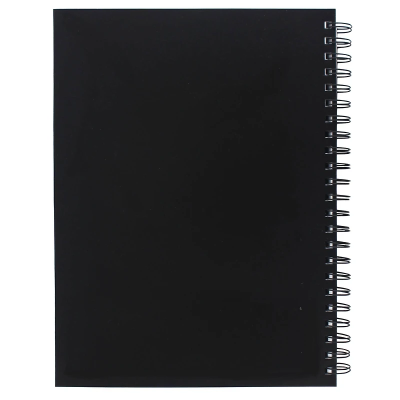 ArtSkills® Black Spiral Sketchbook with Perforated Pages, 9" x 12"