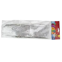 Silver Sequined Child Costume Gloves