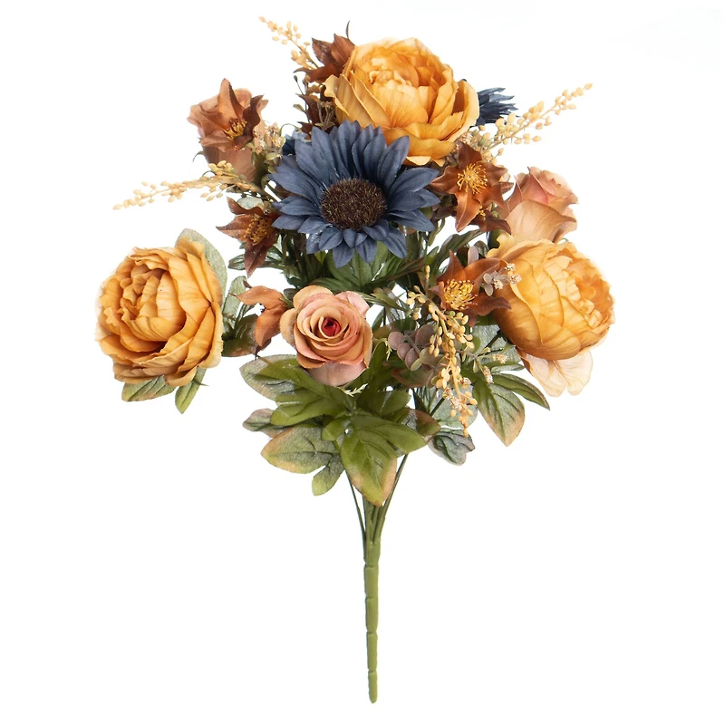 20" Rose & Sunflower Bush by Ashland®