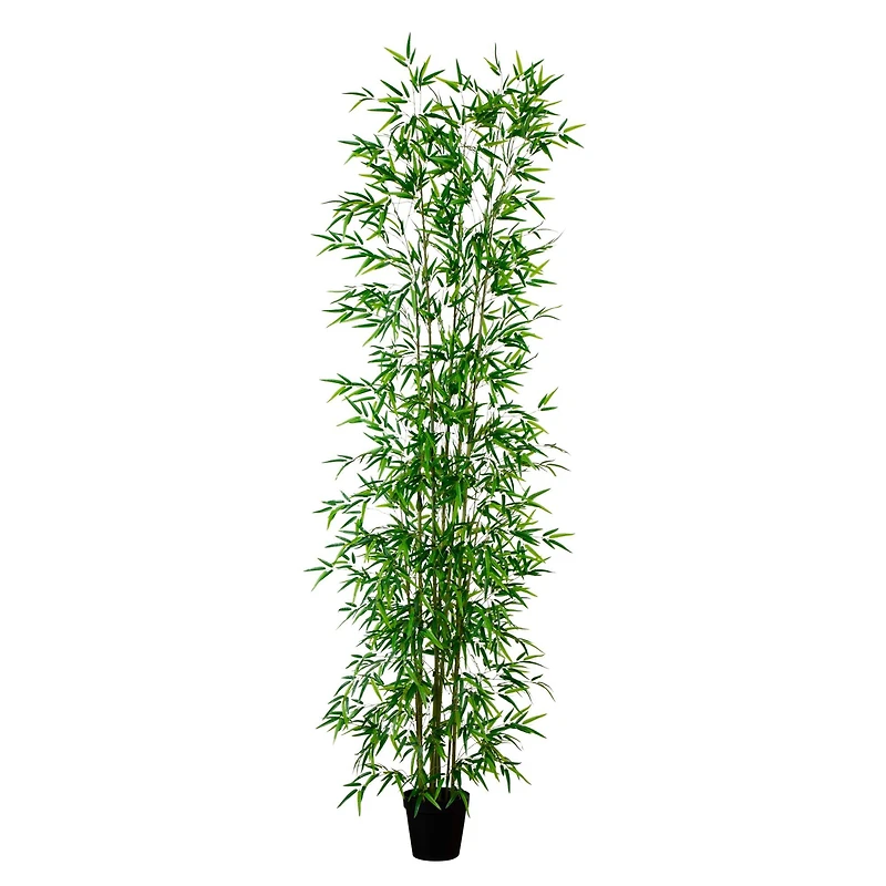 11ft. Potted Artificial Green Bamboo Tree