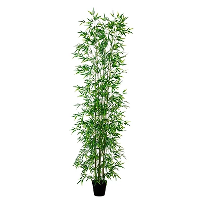 11ft. Potted Artificial Green Bamboo Tree