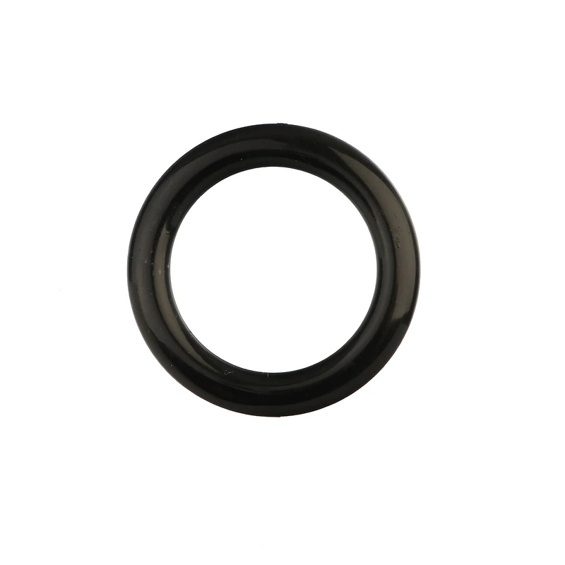 2" Black Plastic Cabone Rings, 5ct. by Loops & Threads®