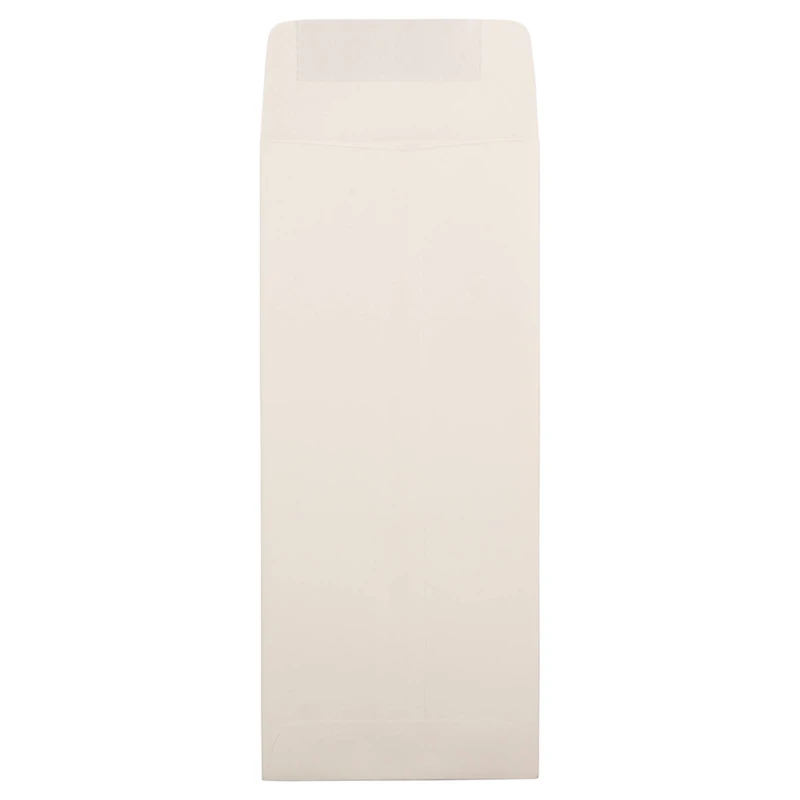 JAM Paper 4.5" x 10.375" Natural White Wove Business Envelopes, 50ct.