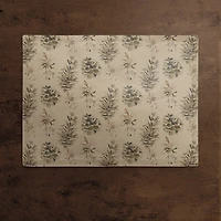 Pine Cones on Brown Cotton Twill Placemat