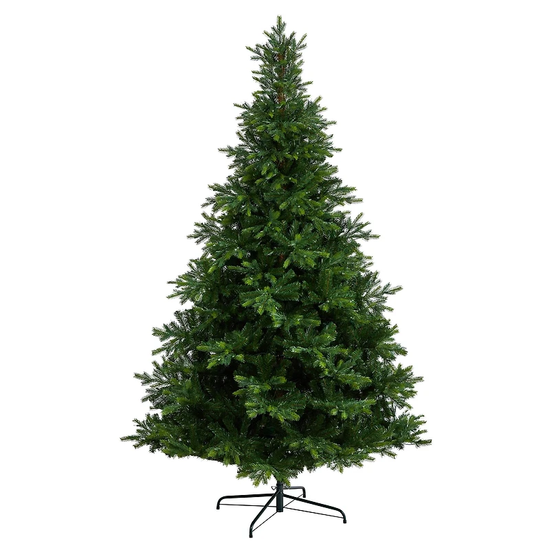 9ft. Pre-Lit North Carolina Spruce Artificial Christmas Tree, Clear Lights