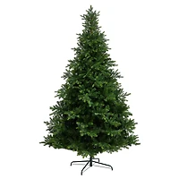 9ft. Pre-Lit North Carolina Spruce Artificial Christmas Tree, Clear Lights