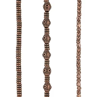 Oxidized Copper Metal Mixed Beads by Bead Landing™