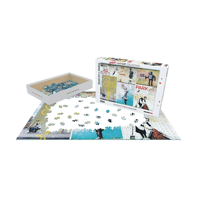 Street Art by Banksy: 1000 Pcs