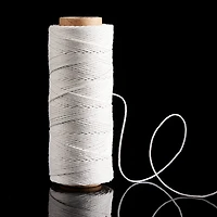 Bead Landing™ Hemp Cord Spool, White 20 lb.
