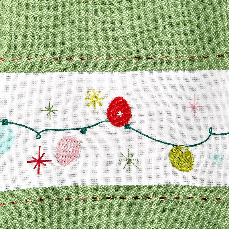 DII® Festive Christmas Embellished Dishtowel Set