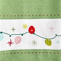 DII® Festive Christmas Embellished Dishtowel Set