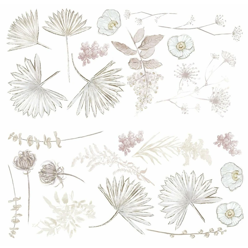 RoomMates Desert Sun Palm Leaf & Floral Peel & Stick Giant Decals