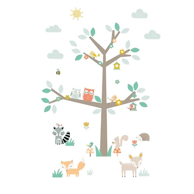 Walltastic Woodland Tree & Friends Wall Stickers