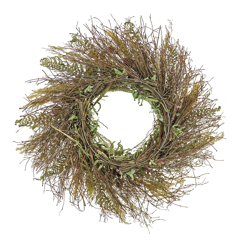 22'' Fern Garden Spring Wreath