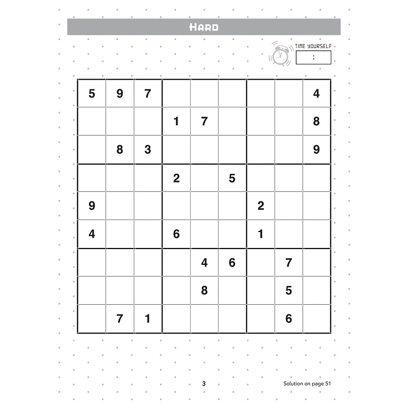 Dover Publications Creative Brain Games Extreme Sudoku Book