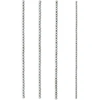 Silver Glass Mixed Beads by Bead Landing™