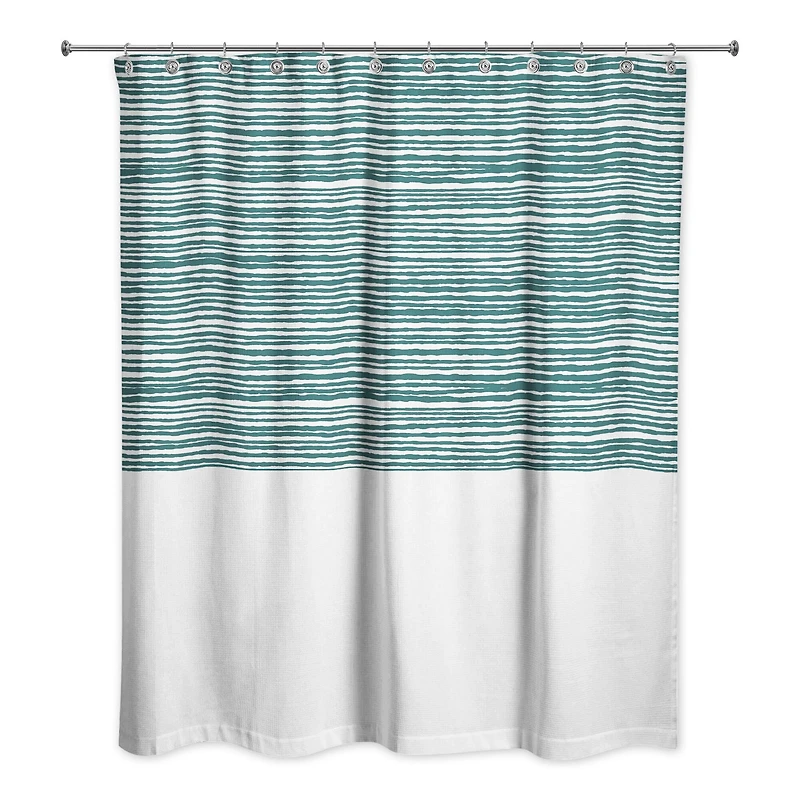 Half Line Shower Curtain