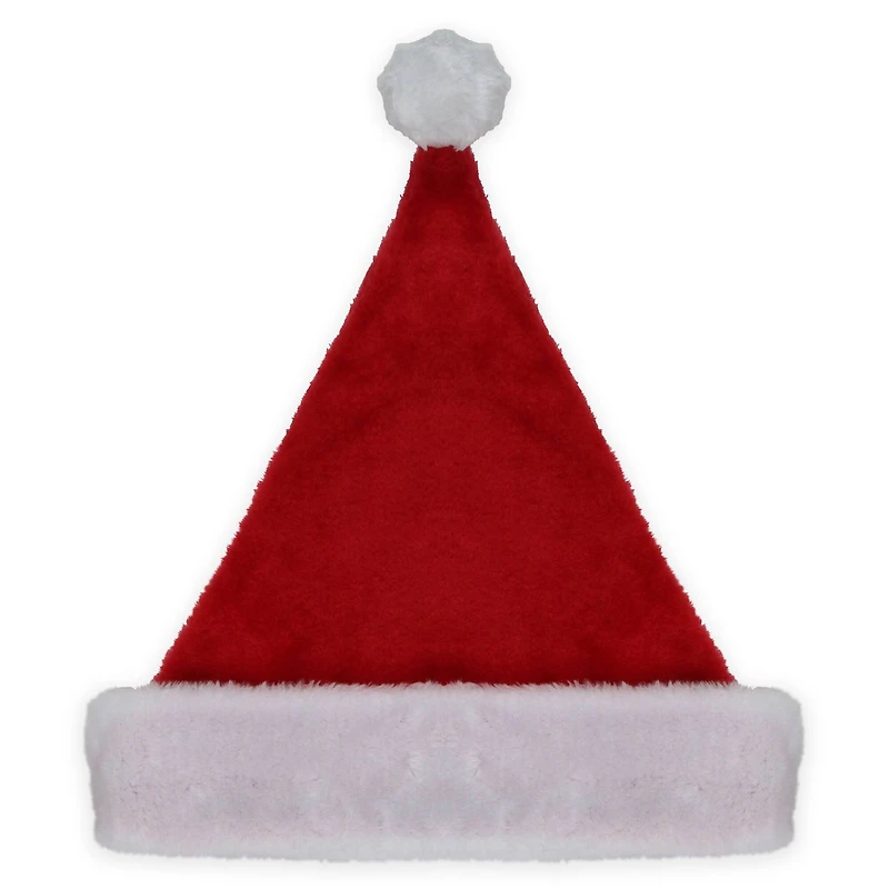17" Traditional Red & White Santa Hat
