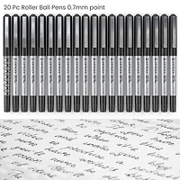 Arteza® 0.7mm Fine Tip Black Roller Ball Pens