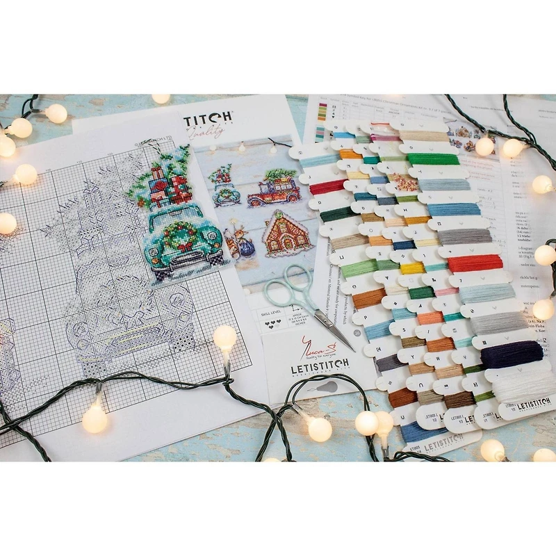 Letistitch Christmas Ornaments Counted Cross Stitch Kit