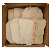 Good Wood by Leisure Arts 9" x 12" Mixed Wood Plaques, 36ct.