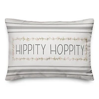 Hippity Hoppity Pillow 14" x 20" Throw Pillow