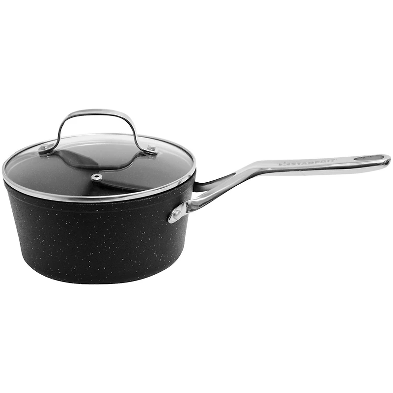 THE ROCK™ by Starfrit 3qt. Saucepan with Glass Lid