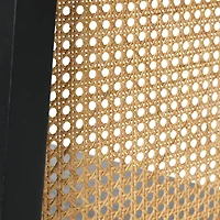 Hello Honey® 26" Bohemian Wood Coffee Table with Woven Cane Sides