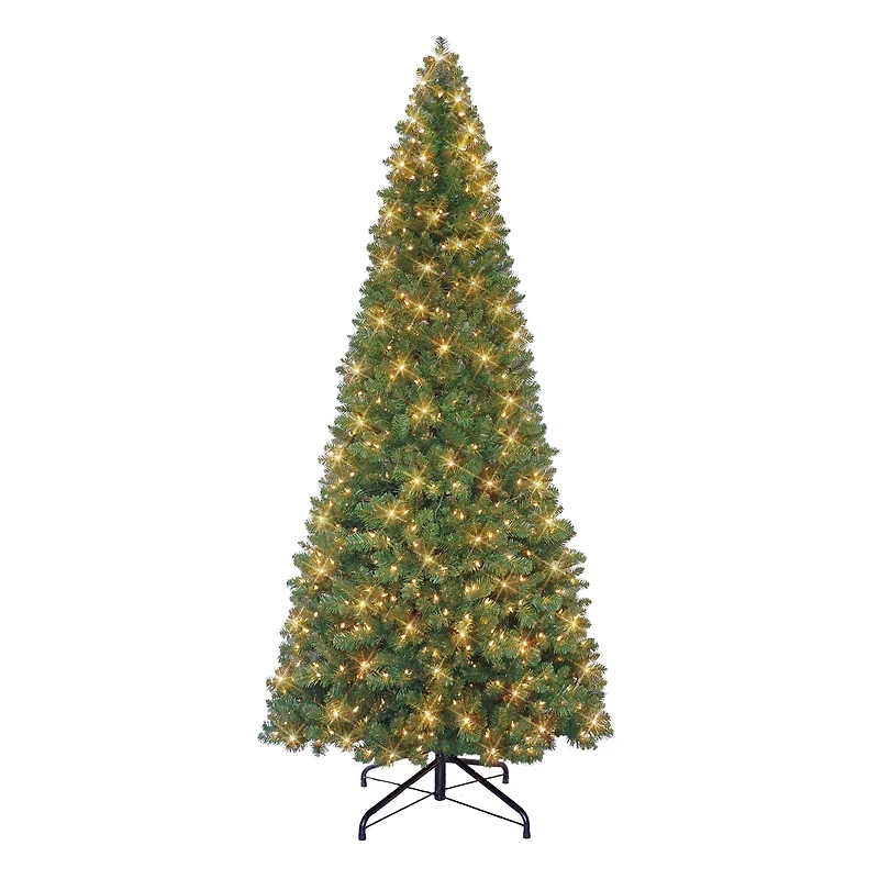 9ft. Pre-Lit Virginia Pine Artificial Christmas Tree, Clear Incandescent Lights